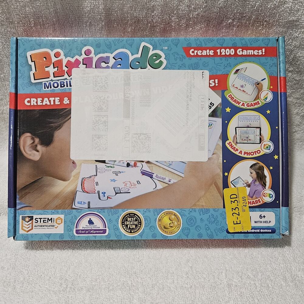 Pixicade Mobile Game Maker STEM Art Kit PXC01106 Complete 5 Markers 3 Books